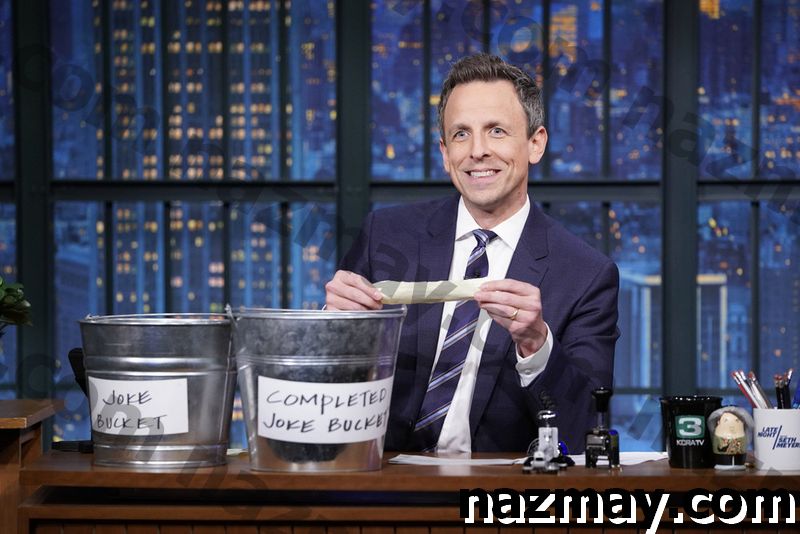 Sevin, Seth Meyers'la Şaka Kovasıyla Yeni Bir 'Geç Gece Var